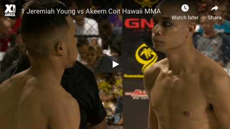 1 Jeremiah Young vs Akeem Coit Hawaii MMA