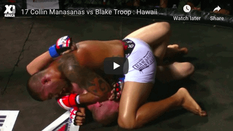 17 Collin Manasanas vs Blake Troop : Hawaii MMA