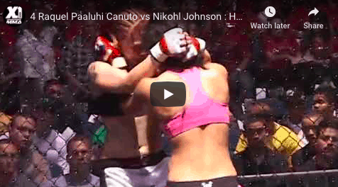 4 Raquel Paaluhi Canuto vs Nikohl Johnson : Hawaii MMA