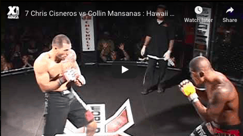7 Chris Cisneros vs Collin Mansanas : Hawaii MMA