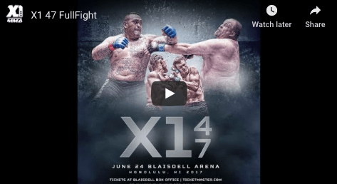 X1 47 FullFight Lopz vs Mahe MMA HAWAII