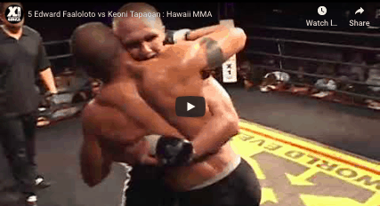 5 Edward Faaloloto vs Keoni Tapaoan : Hawaii MMA