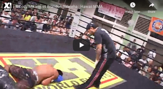 8 Cody Mikami vs Brandon Baleieha : Hawaii MMA