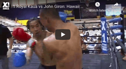 1 Royal Kaua vs John Giron: Hawaii MMA