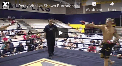 11 Petey Vital vs Shawn Burroughs : Hawaii MMA