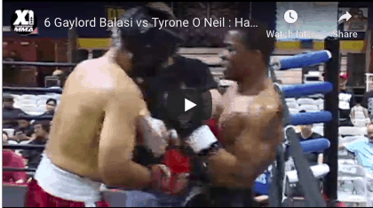 6 Gaylord Balasi vs Tyrone O Neil : Hawaii MMA