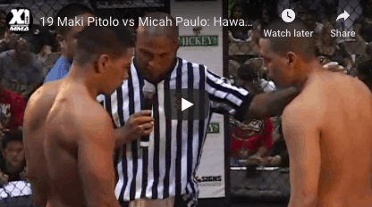 19 Maki Pitolo vs Micah Paulo: Hawaii MMA