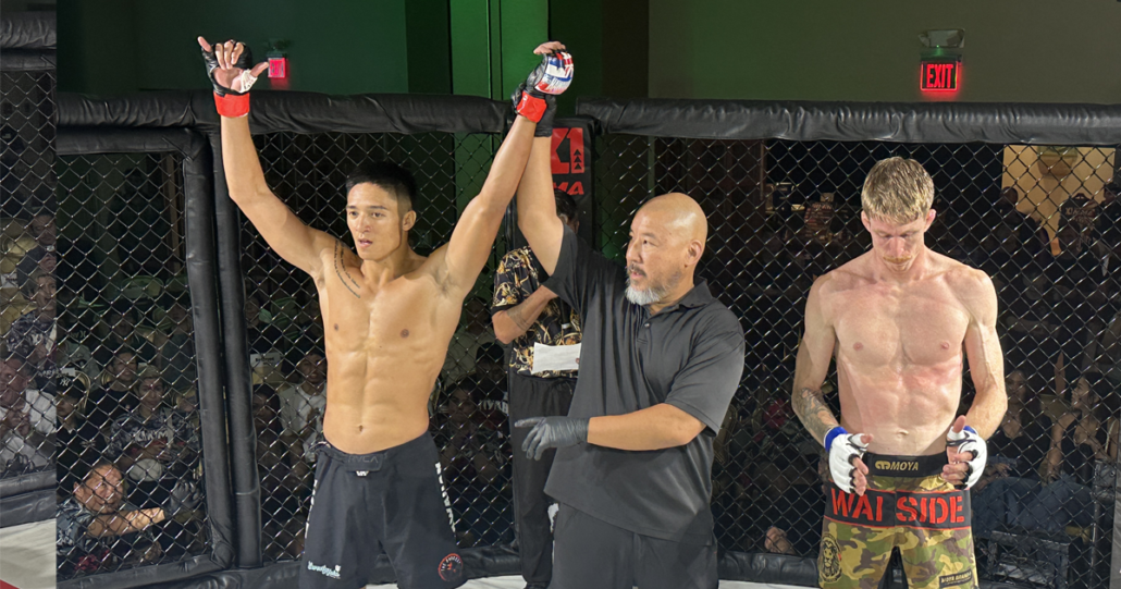 Tevin Torres defeats Sage Farrell by first round TKO in featherweight amateur MMA at X-1 67